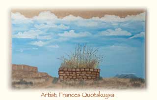 Painting Frances Quotskuyva