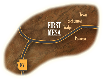 first mesa map